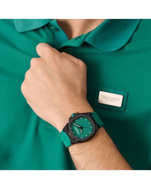 Aston Martin Green Icon Analogue Quartz Watch for men