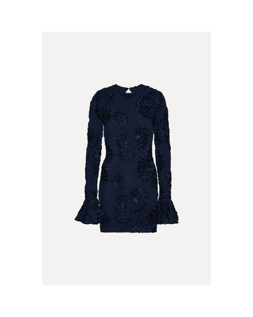 ROTATE BIRGER CHRISTENSEN Blue Rosita Mini Dress