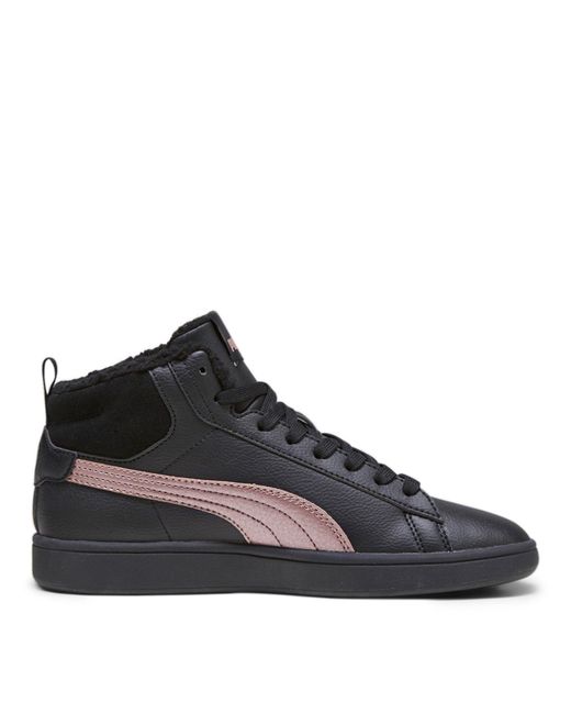 PUMA Black Smsh Mid Wtr Low-Top Trainers for men