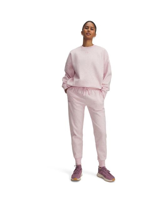Under Armour Pink Ua Rival Flc Jogger