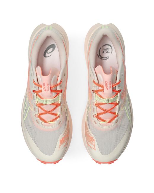 Asics Pink Fuji Lite 7 Trail Running Shoes