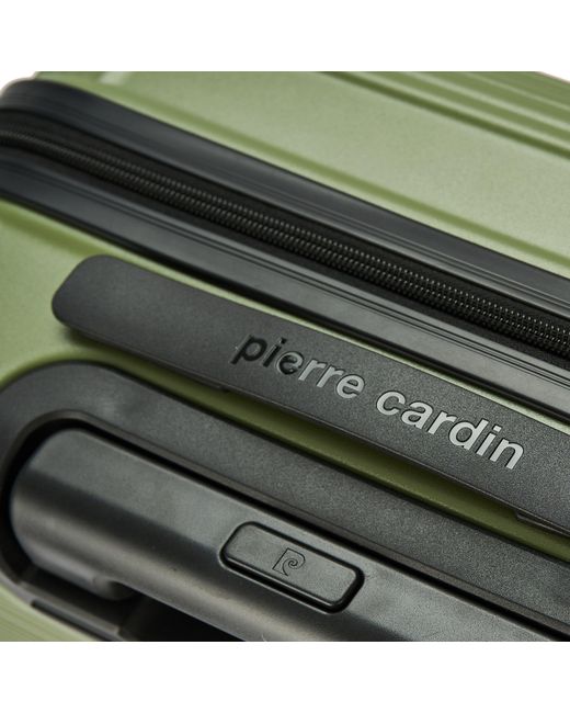 Pierre Cardin Green Arles Expandable Suitcase Hard Shell 4 Wheel