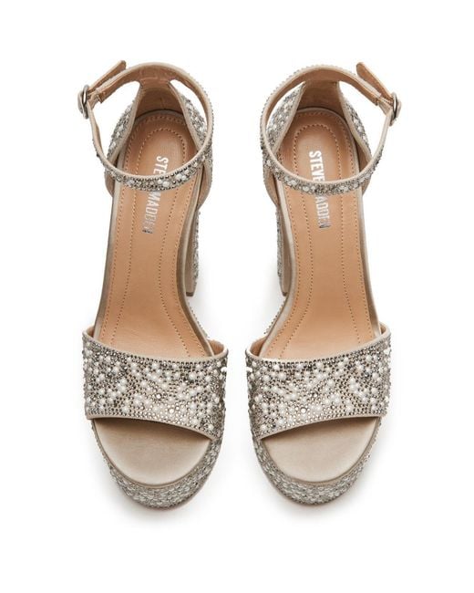 Steve Madden Metallic Glam Platform Heels