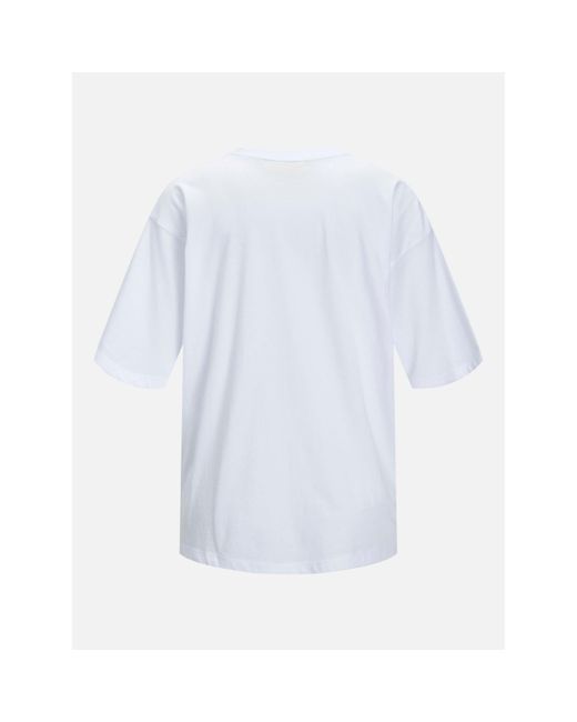 JJXX Blue Andrea Loose Logo T-Shirt Ladies