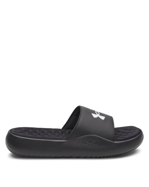Under Armour Green Ignite Pro 8 Fixed Strap Slides for men