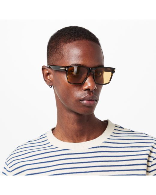 Tom Ford Yellow Calder Tf1205 Sunglasses for men