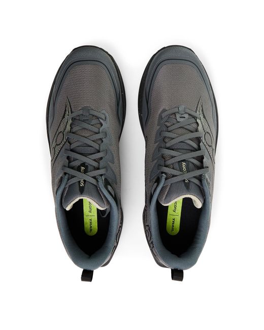 Saucony Black Peregrine 16 Off-Road Trail Running Shoes for men