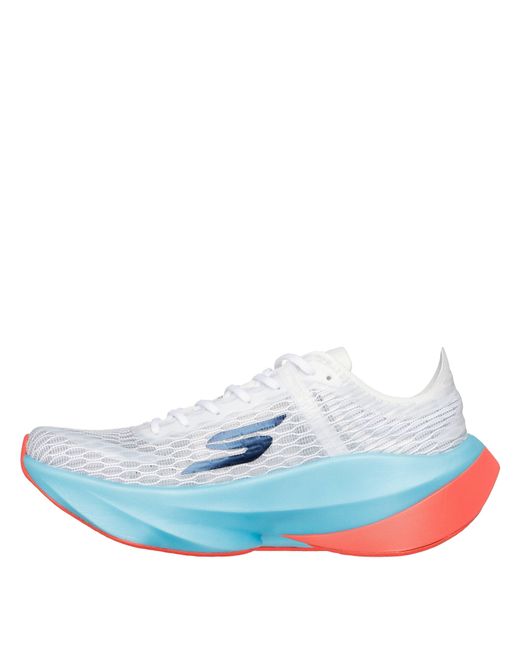 Skechers Blue Aero Tempo Elite Running Trainers