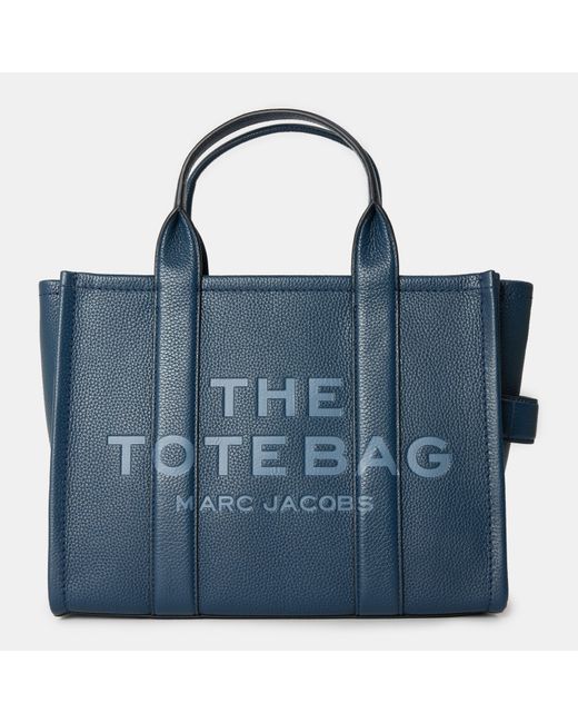 Marc Jacobs Blue Medium Leather Tote Bag