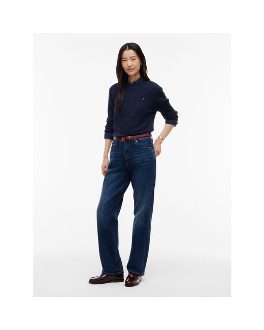 Tommy Hilfiger Blue Tommy Cocbl Fne Knit Ld64
