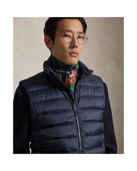 Polo Ralph Lauren Blue Colden Gilet for men