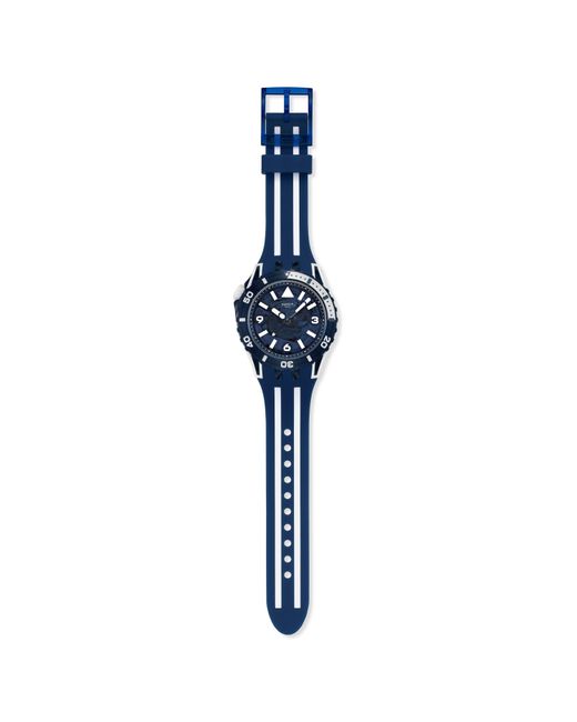 Swatch Blue Scubaqua Analogue Quartz Watch for men