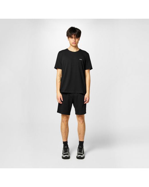 Boss Black Bodywear Mix & Match Premium Cotton T-Shirt With Logo Detail for men