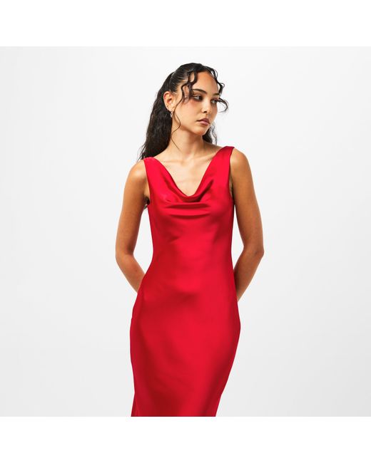 Norma Kamali Red A Line Dress