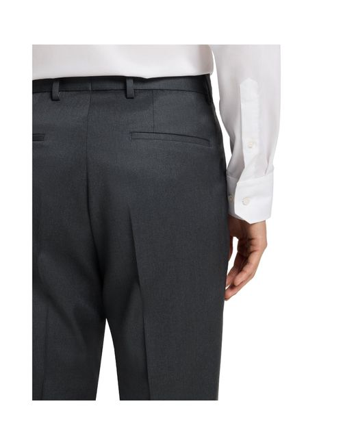 Boss Gray H Lenon Straight Leg Trousers for men
