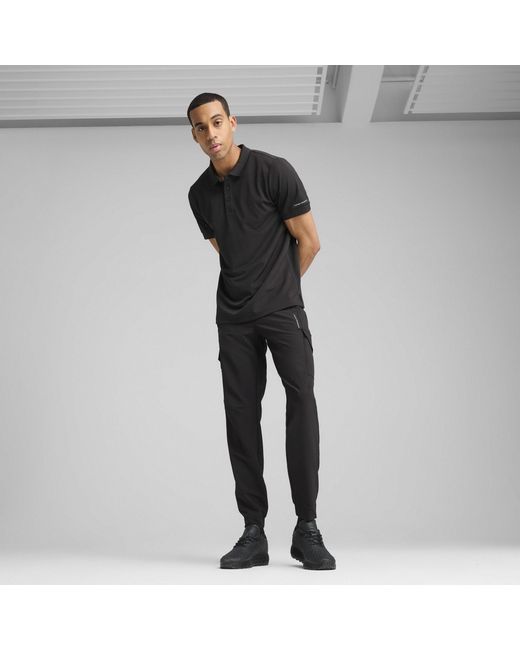 PUMA Black Pd Cargo Trousers for men