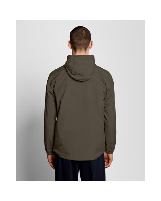 Lyle & Scott Green Lyle & Scott Water Resistant Zip Through Jacket for men