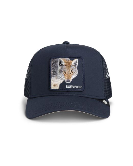 Goorin Bros Blue Animal Farm Trucker Cap for men