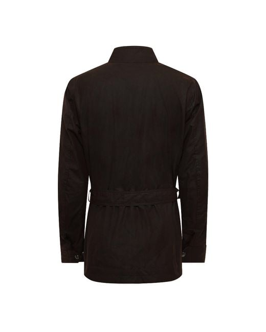 Belstaff Black Roadways Wax Jacket for men