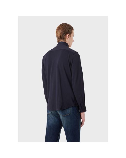 Emporio Armani Blue Shirt for men