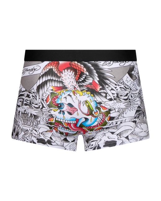 Ed Hardy Blue 5 Pack Boxers for men