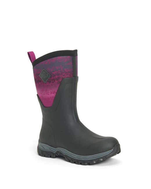 Muck Boot Purple Arctic Sport Mid Wellington Boots