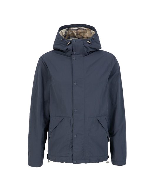 Barbour Blue Jacket Baywick Showerproof Jacket for men