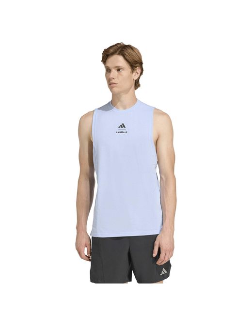 Adidas Blue Training Performance Vest for men
