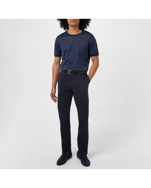 Loake Blue Nicholson Loafers for men