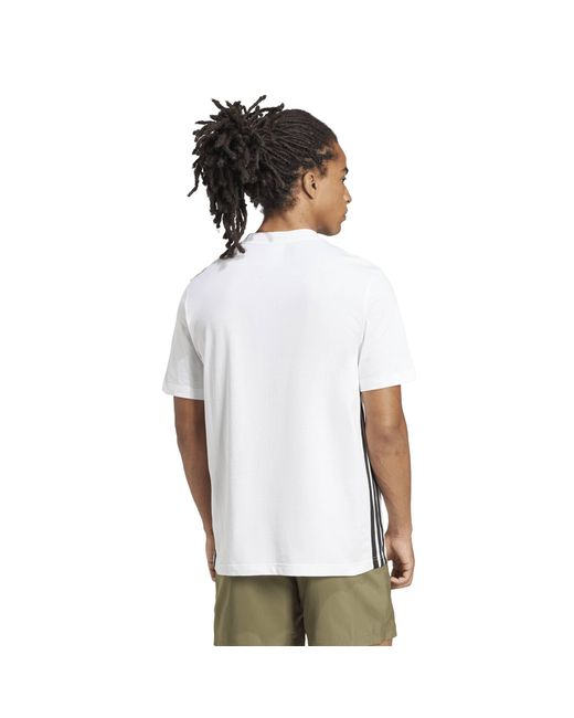 Adidas White M 3S Sj T for men