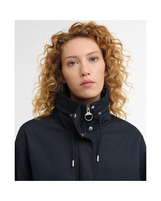 Barbour Blue Bronwyn Gingham Showerproof Jacket