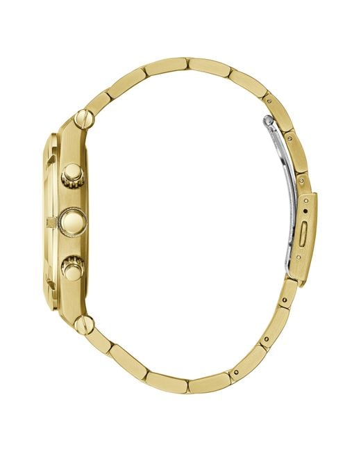 Guess Metallic Gents Watch With Dial for men