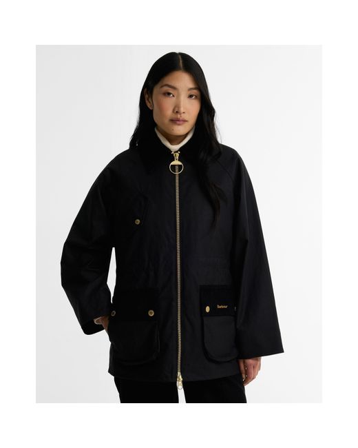Barbour Black B.Li Treeton Wax Ld64