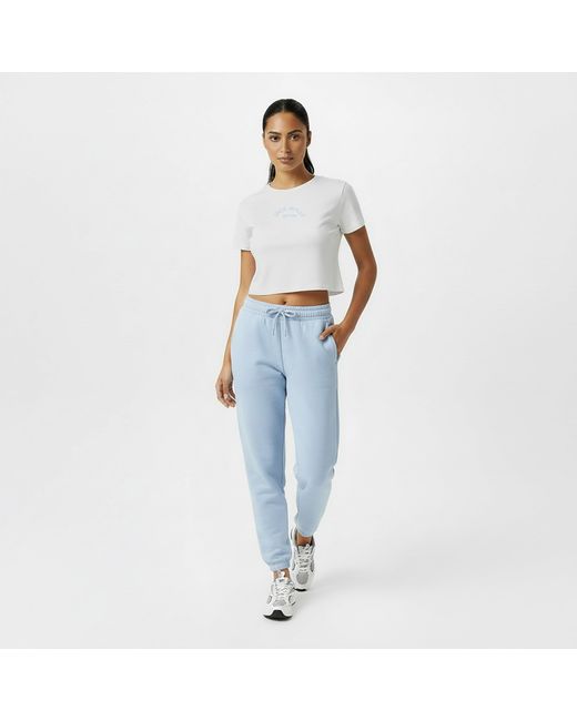 Jack Wills White Cropped Baby Tee Ladies