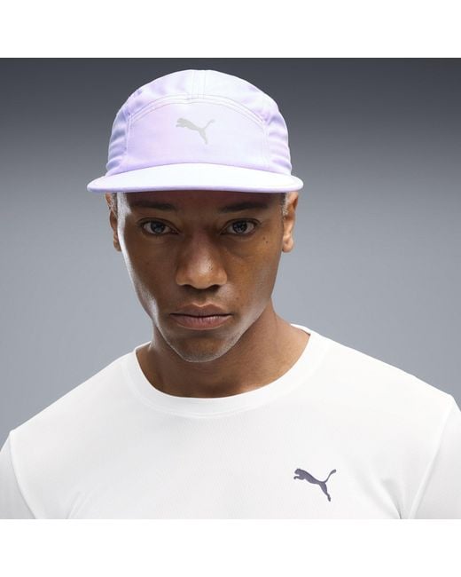 PUMA Purple 5 Panel Running Cap