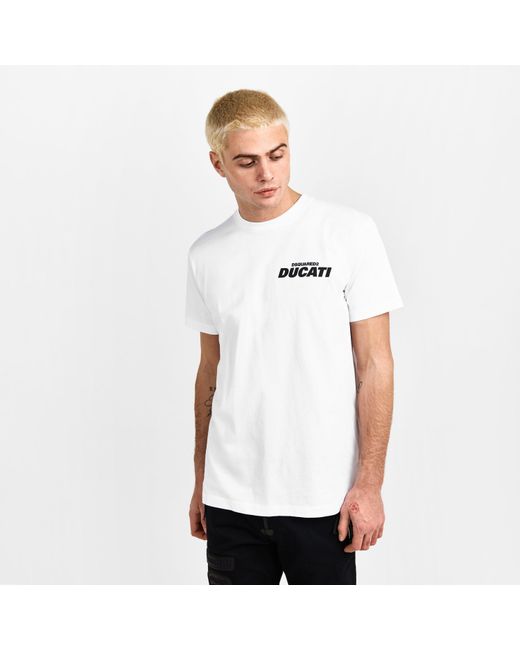 DSquared² White Slim Fit T-Shirt for men