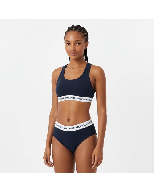 Jack Wills Blue Wilden Multipack Boy Pants 3 Pack Ladies