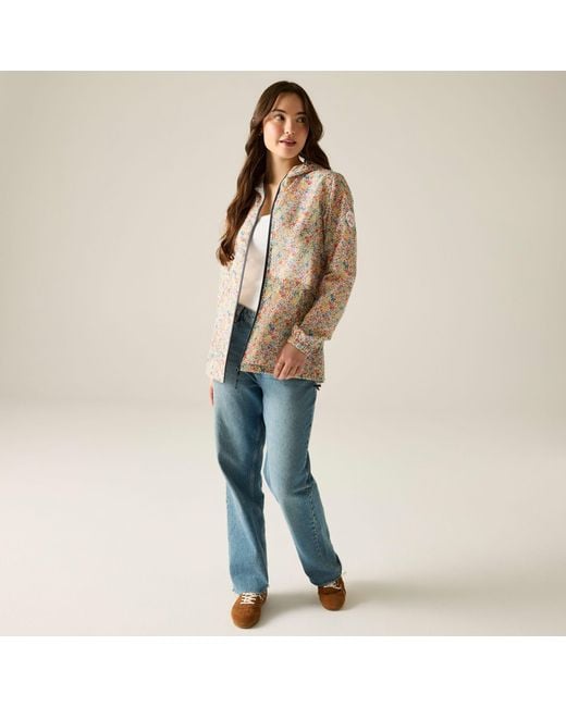 Regatta Natural Cath Kidston Waterproof Pack It Jacket