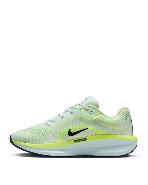 Nike Green Winflo 11 Road Running Shoes