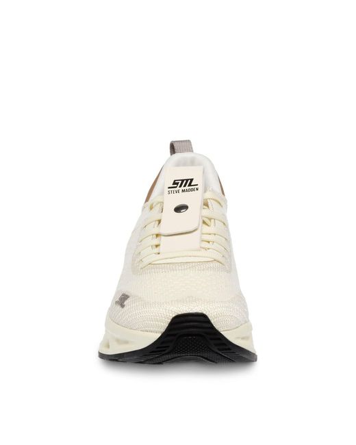 Steve Madden White Surge 1 Trainers