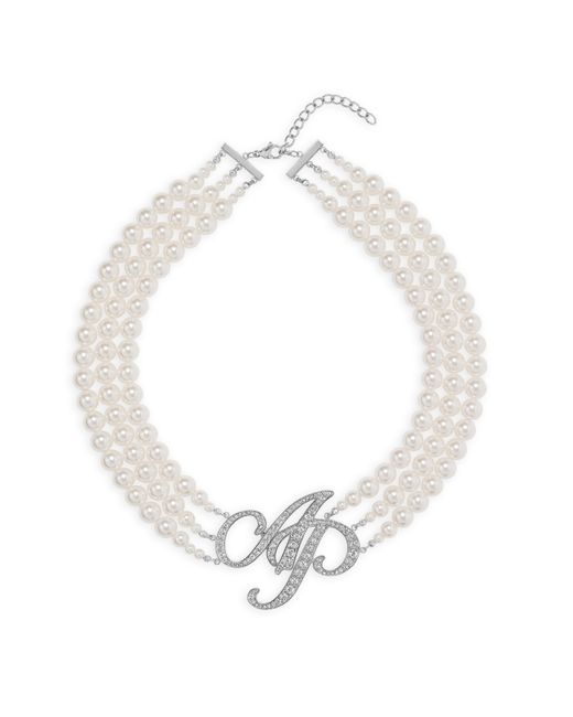 Agent Provocateur Metallic Britt Pearl Necklace