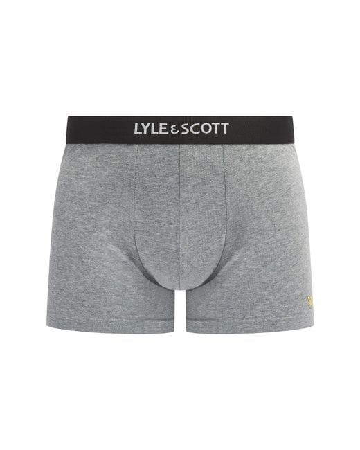 Lyle & Scott Black Devon Boxers for men