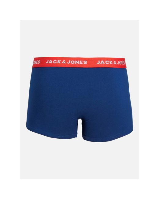 Jack & Jones Blue Lee 5 Pack Trunks for men