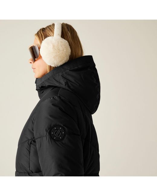 Dare 2b Black Striking V Ared 15/15 High Warmth Padding Swarovski Crystal Insulated Waterproof Jacket