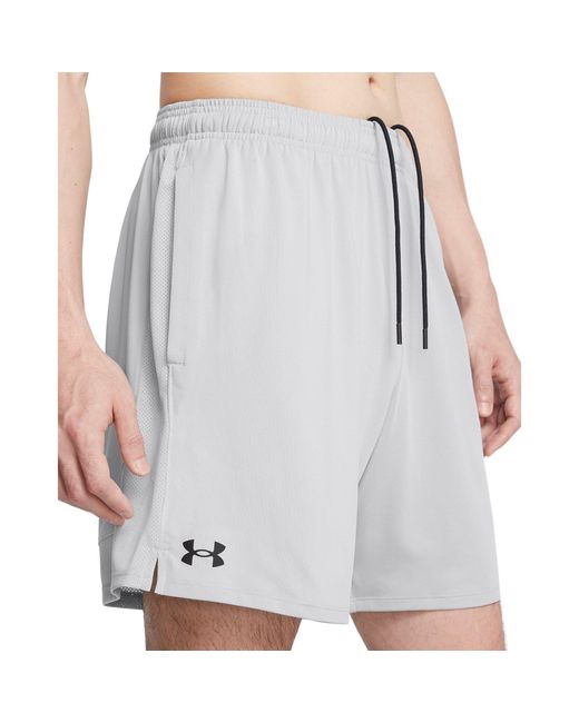 Under Armour Gray Tech Vent 7In Shorts for men