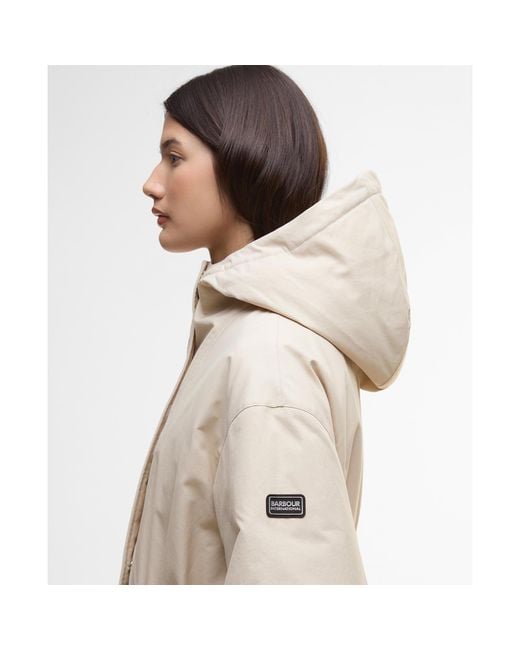 Barbour Natural Gabriella Showerproof Long Sleeve Rain Anorak