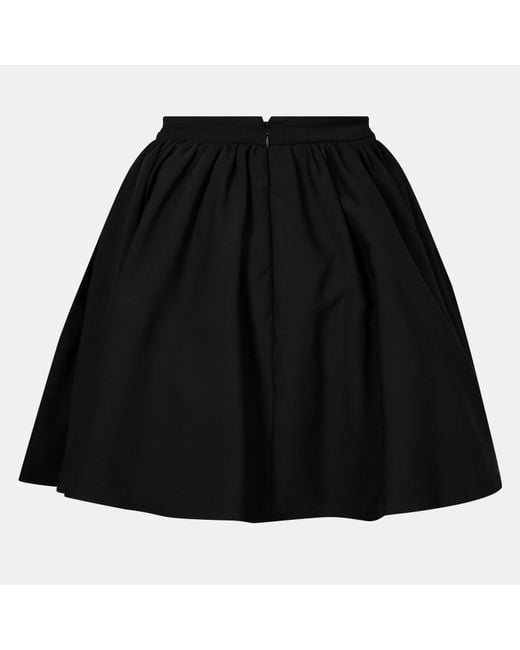 Odd Muse Black Layered Mini Skirt