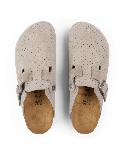 Birkenstock Gray Bstk Boston Leve Dotte 64