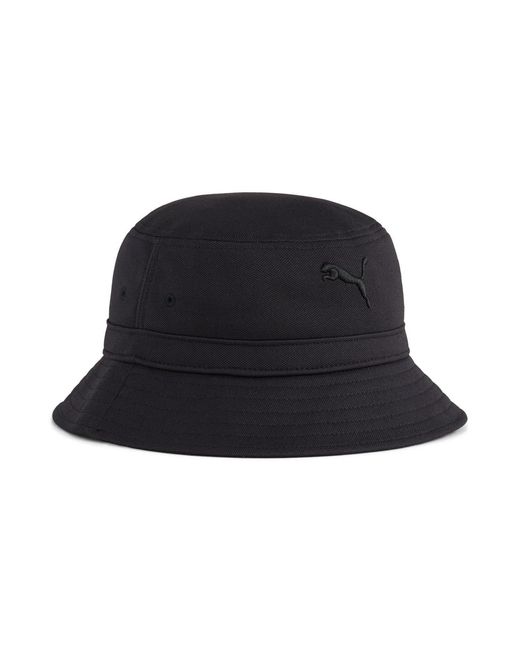PUMA Black Premium Essential Bucket Hat for men