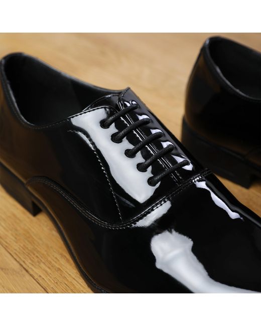 Where's That From Black Wheres Oxford Lace Up Formal Classic Dress Shoe for men